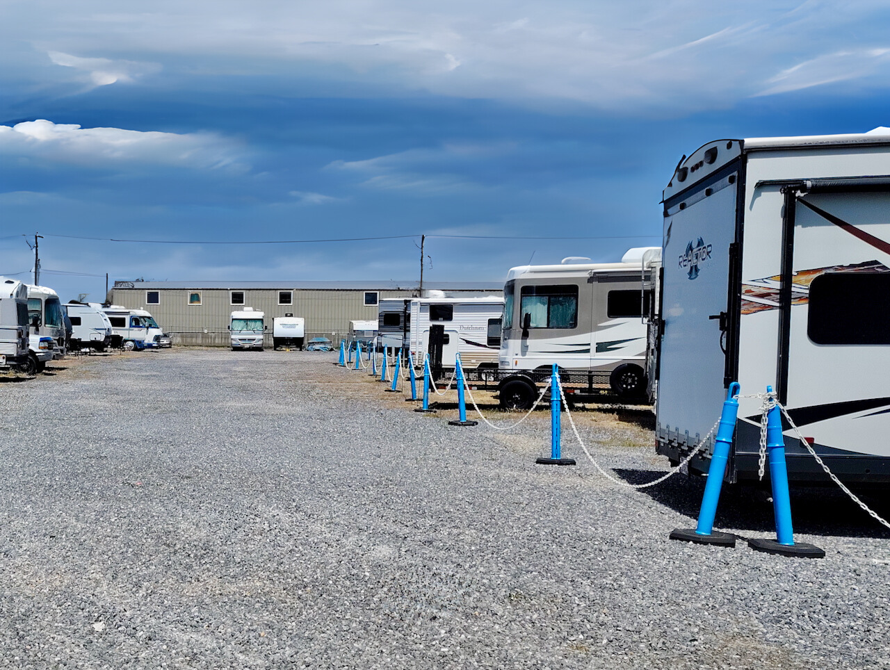 RV uncovered parking at 3207 N 750 E, Layton with code gate entry